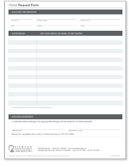 RTL Account Change Form